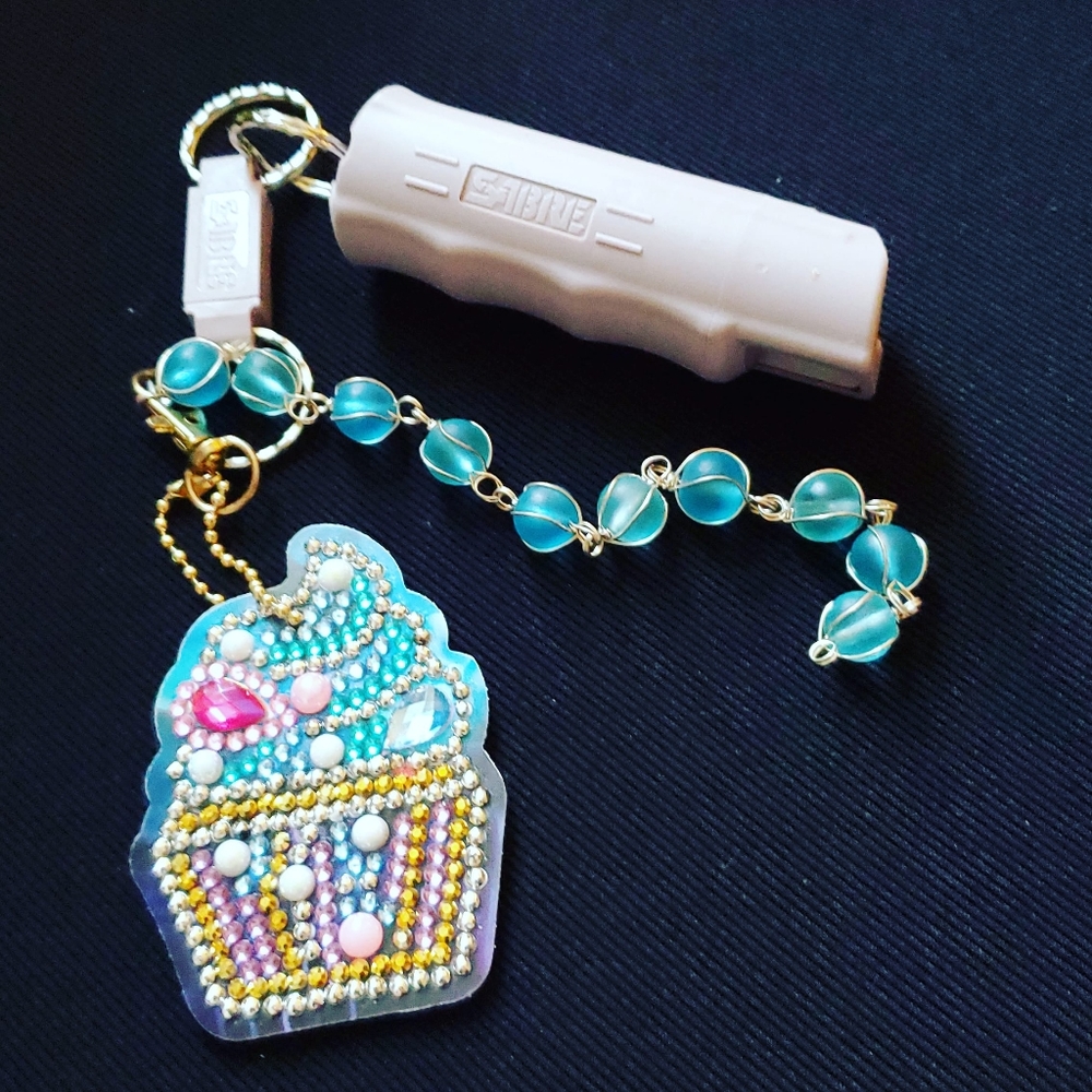 Cupcake Keychain